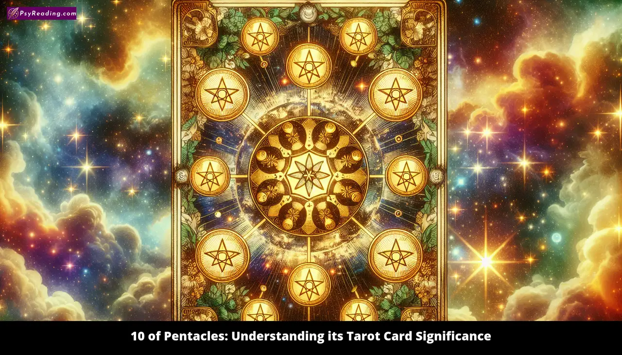 Tarot Card: 10 of Pentacles - Symbolic Wealth