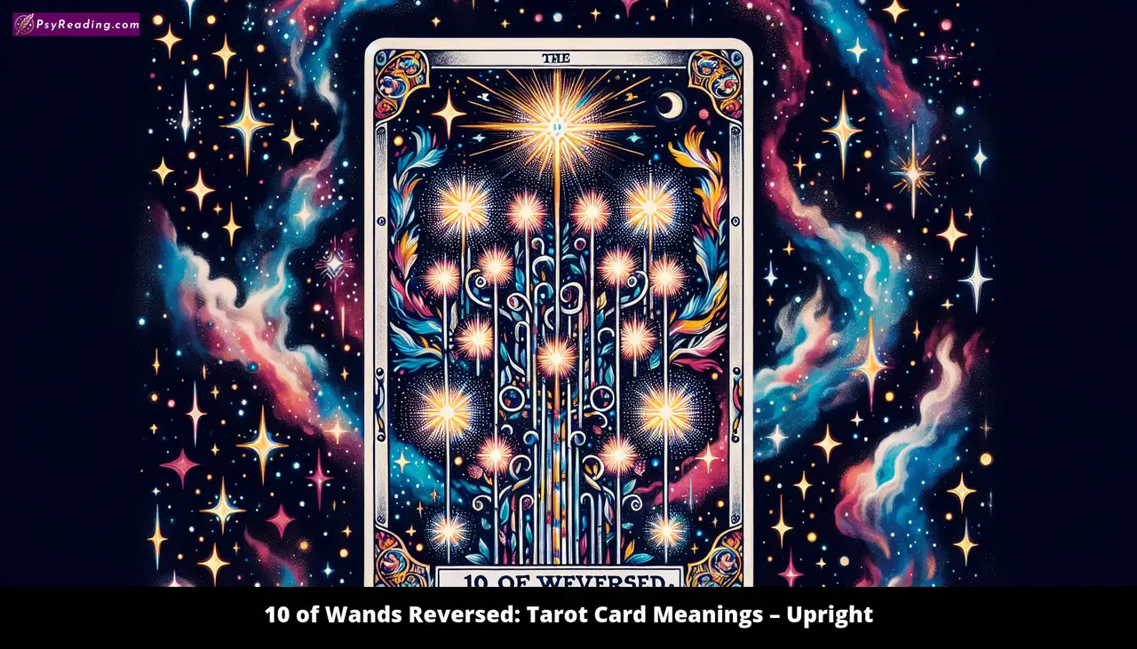 Reversed 10 of Wands Tarot Card Interpretation