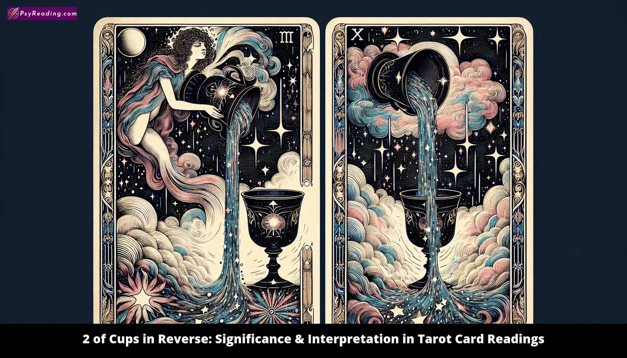 Tarot Card: Reversed 2 of Cups