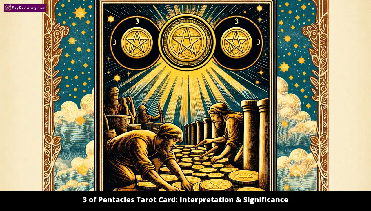 Pentacles Tarot Card: Mastery in craftsmanship.