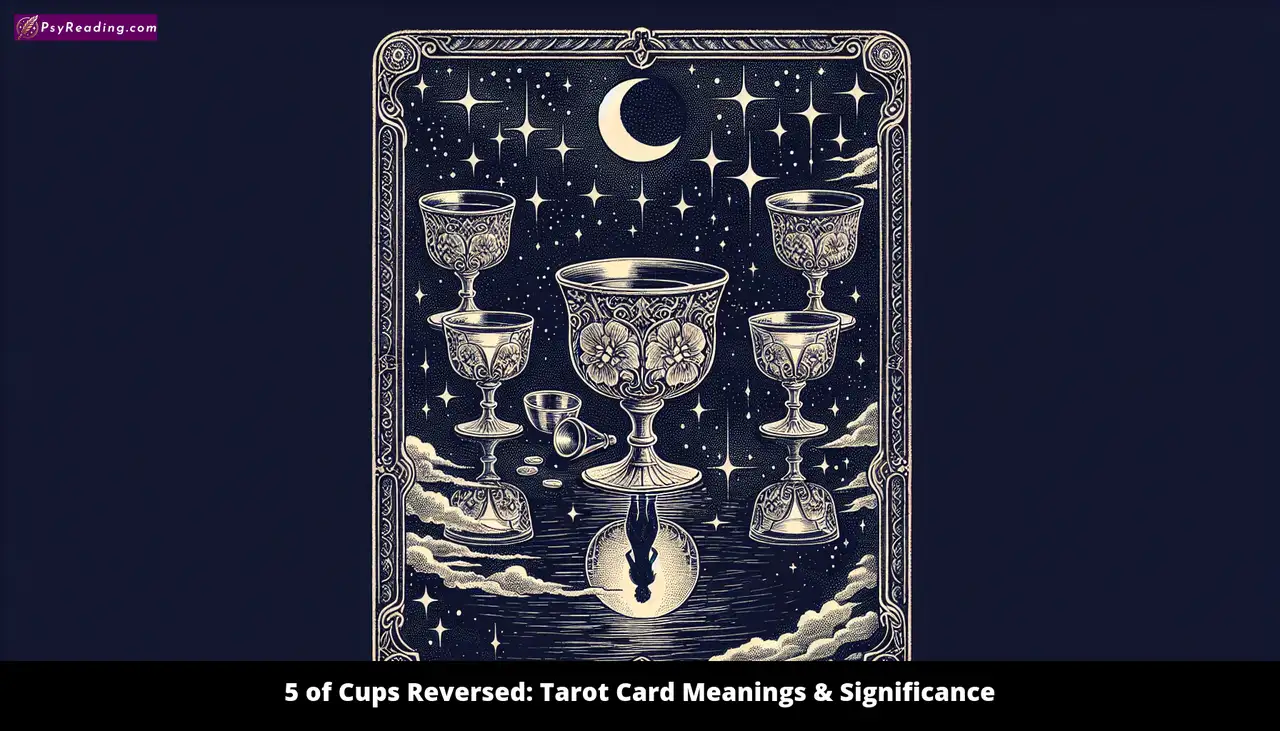 Tarot card: Reversed 5 of Cups
