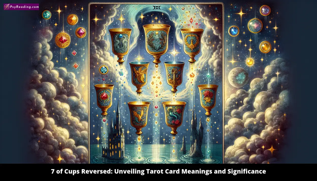 Tarot Card: 7 Cups Reversed - Unveiling Meanings