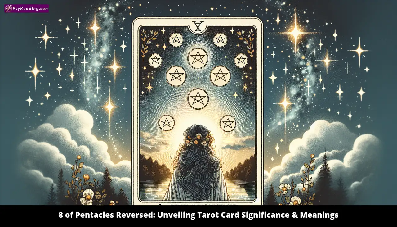 Tarot Card: Reversed 8 of Pentacles - Symbolic Interpretation