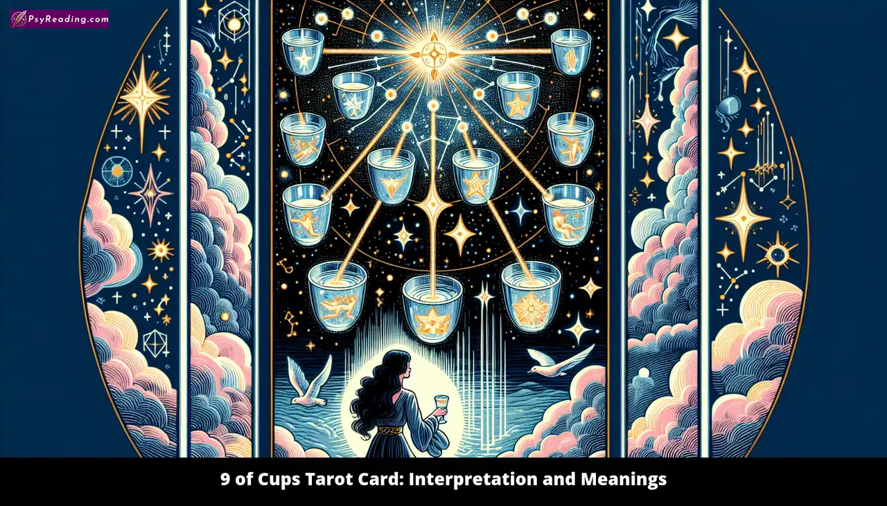 Tarot Card: 9 Cups - Interpretation and Meanings