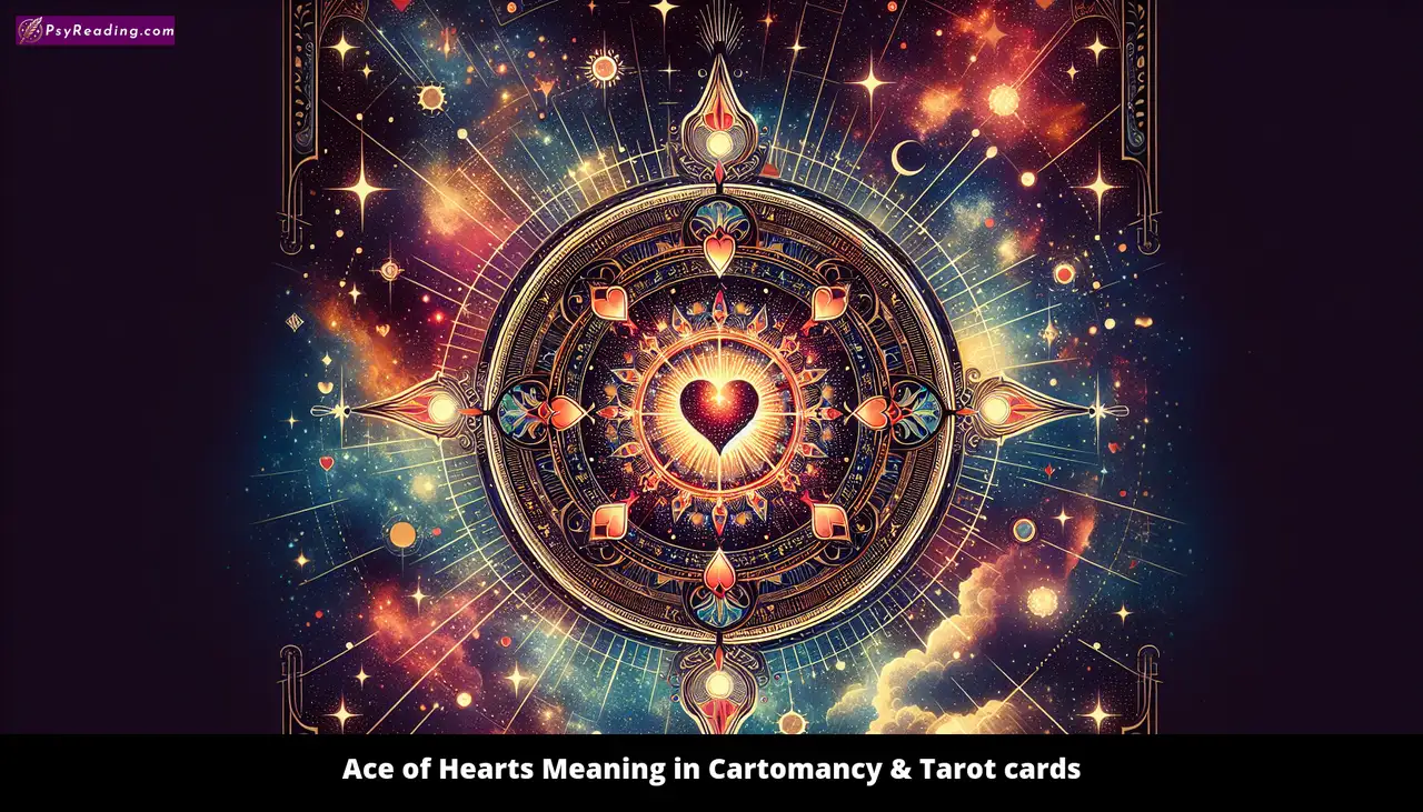 Ace of Hearts Tarot card meaning.