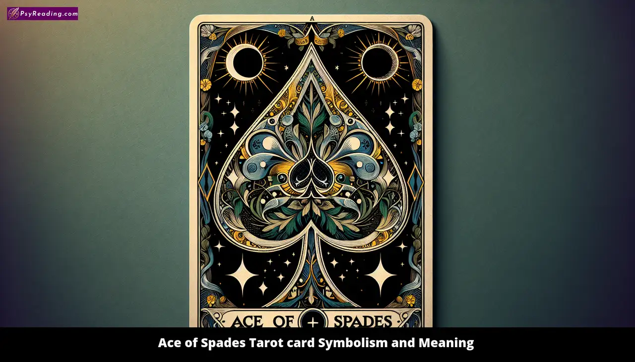 Ace of Spades Tarot card Symbolism