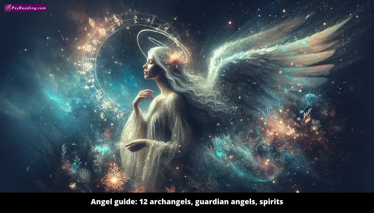 Archangels and guardian spirits in divine harmony.
