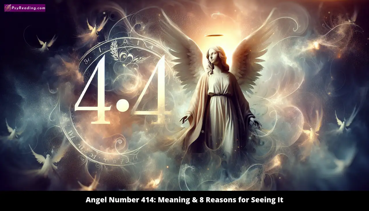 Angel Number 414: Divine guidance and spiritual awakening.