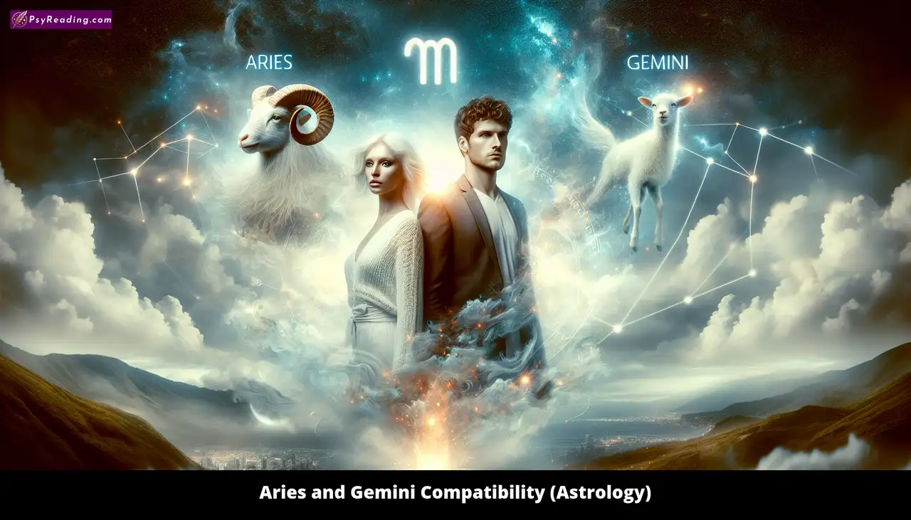 Aries and Gemini zodiac signs compatibility