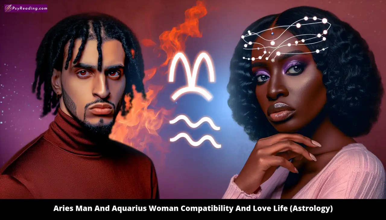 Aries man and Aquarius woman astrology compatibility.