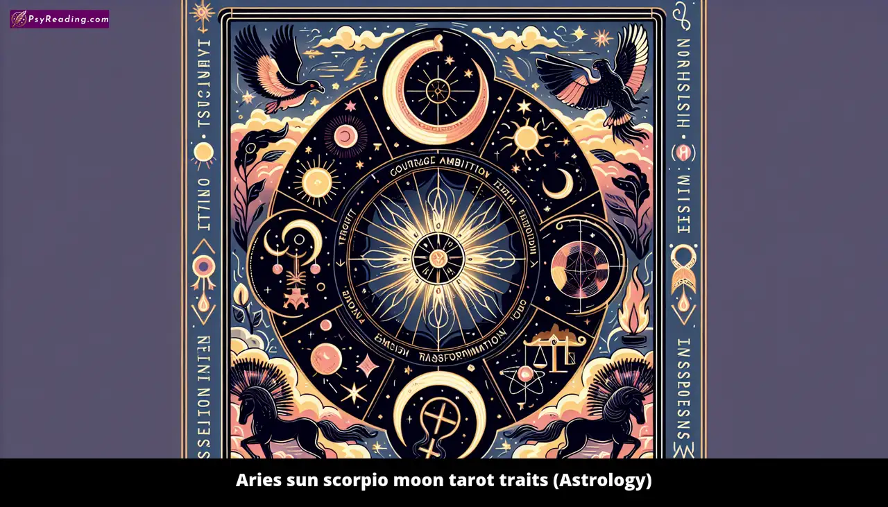 Aries Sun Scorpio Moon Tarot Traits - Astrology