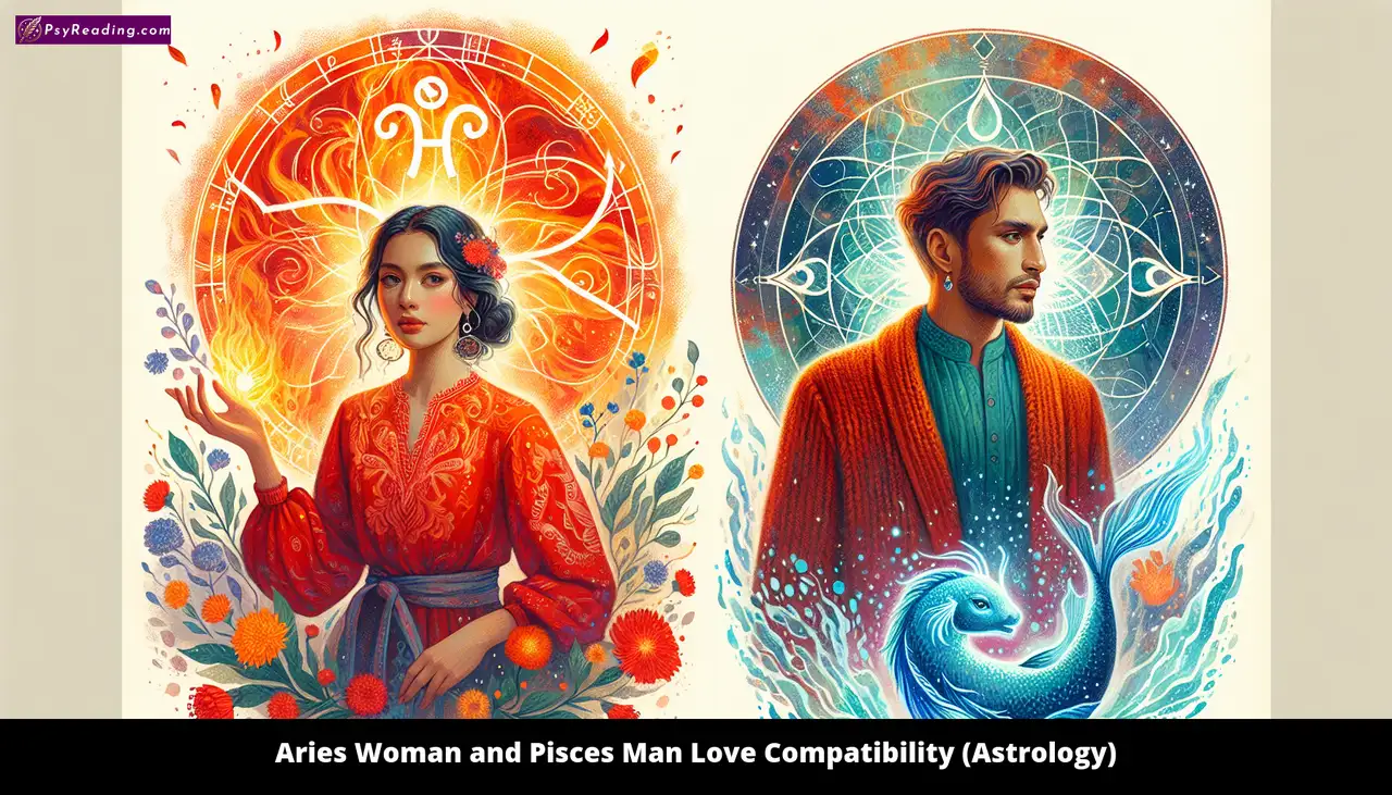 Aries woman and Pisces man astrology compatibility