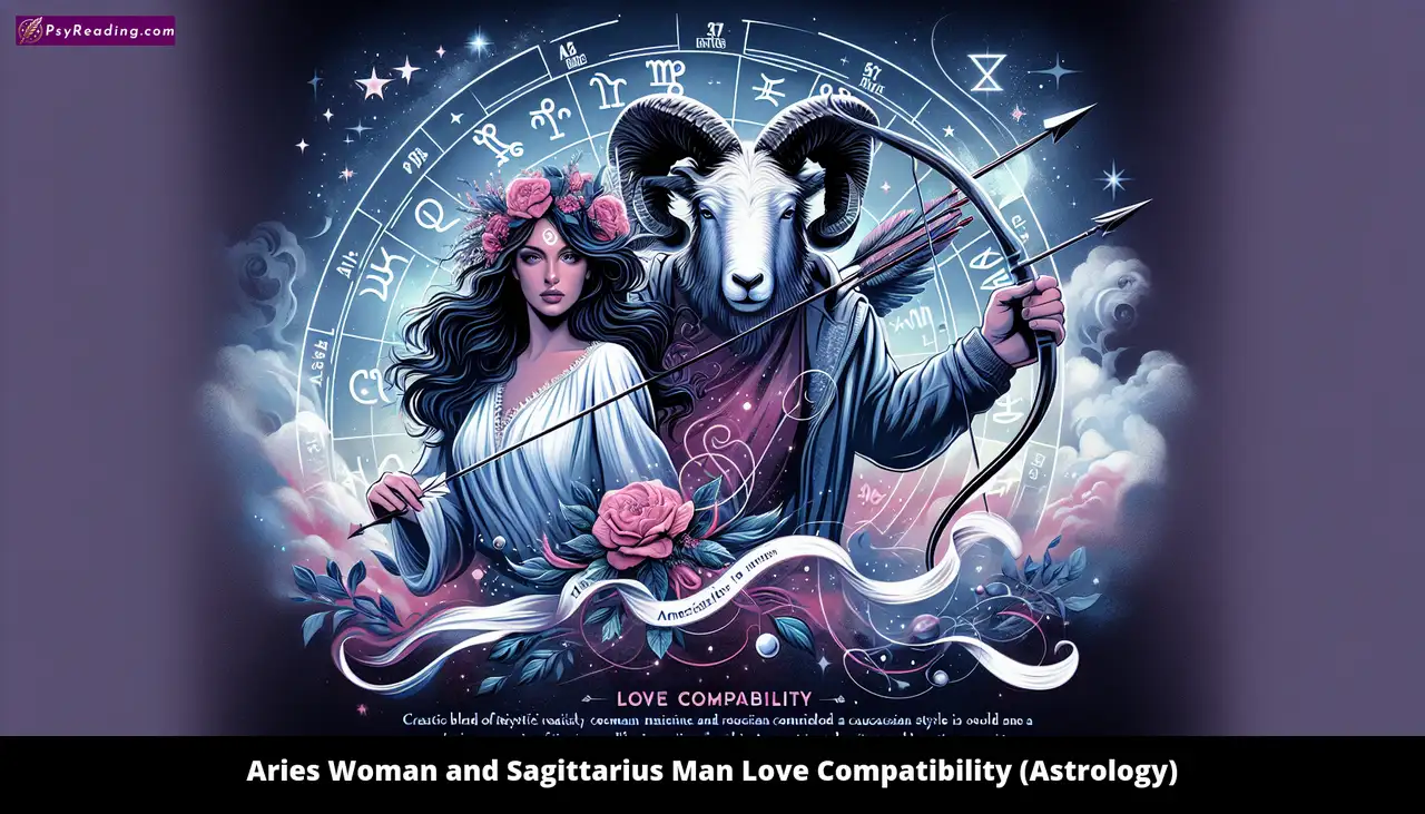 Aries woman and Sagittarius man in love
