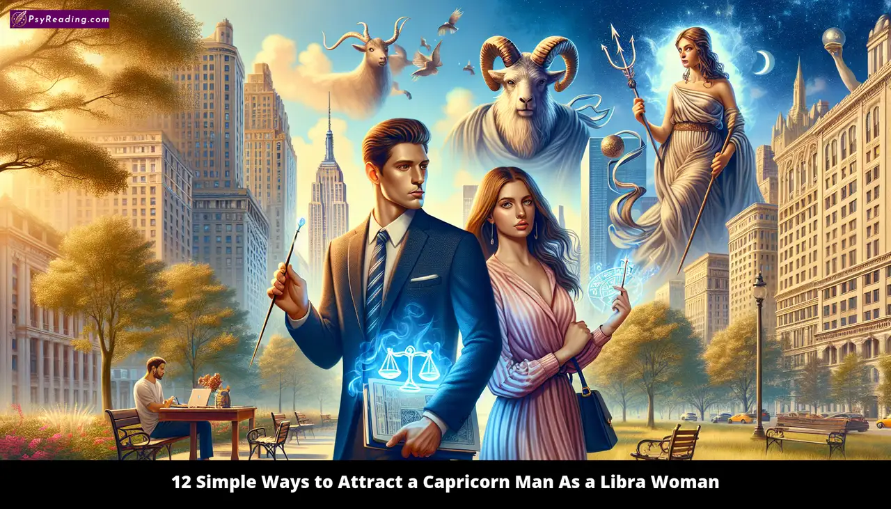 Capricorn man and Libra woman connecting.