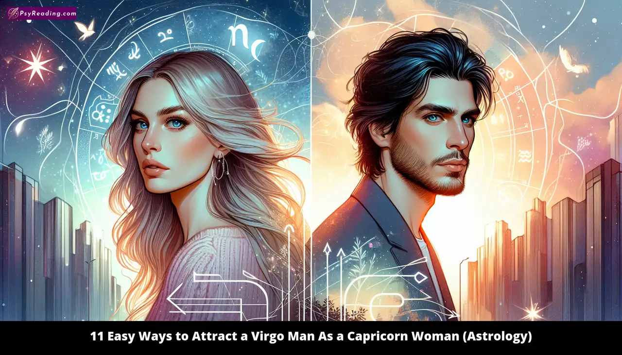 Astrological compatibility: Virgo man and Capricorn woman.