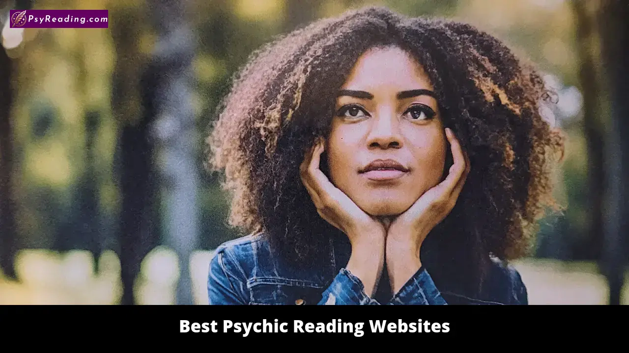 Girl thinking of choosing the right psychic reading website.
