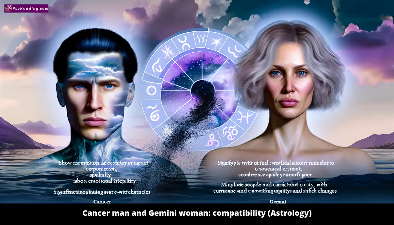 Astrological compatibility of Cancer man and Gemini woman