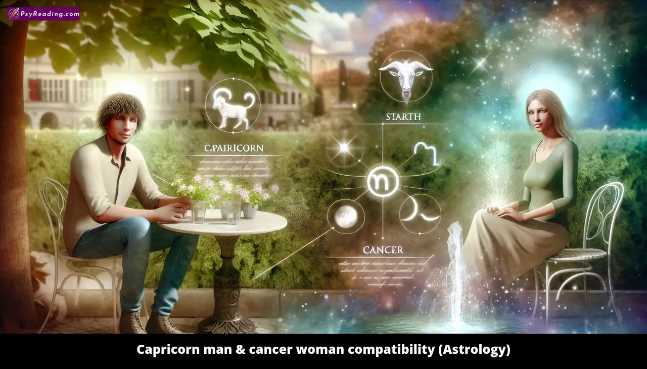 Astrological compatibility of Capricorn man and Cancer woman