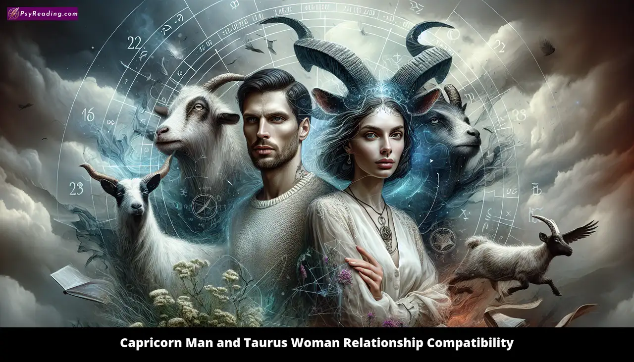 Capricorn man and Taurus woman in harmonious relationship.
