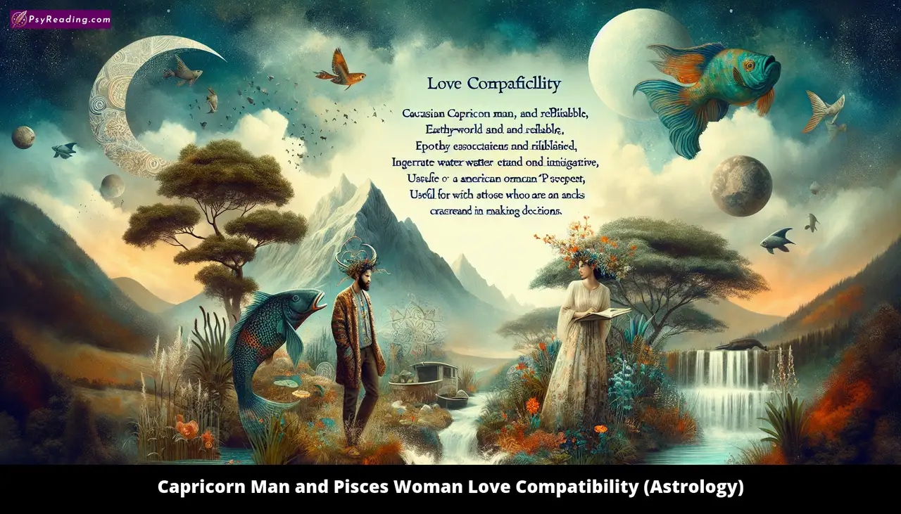 Astrological compatibility of Capricorn man and Pisces woman