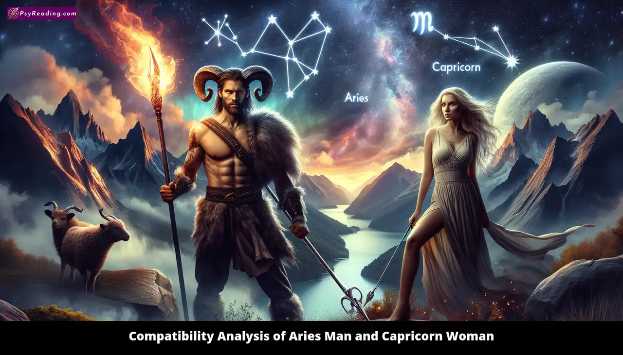 Aries man and Capricorn woman compatibility analysis.