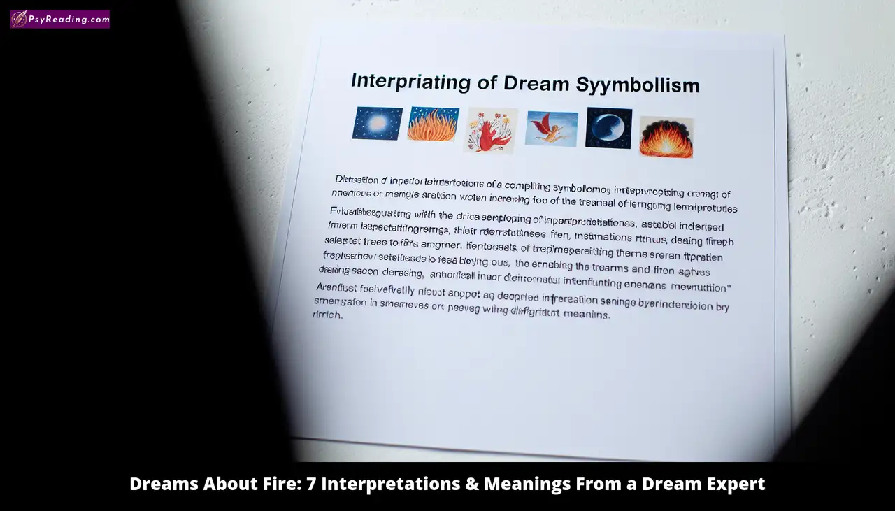 Dreams about fire: interpretations and meanings.