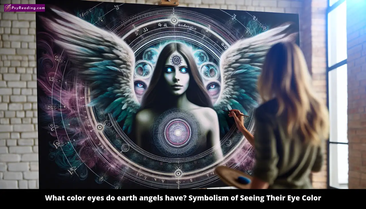 Earth angel eye color symbolism explained visually.