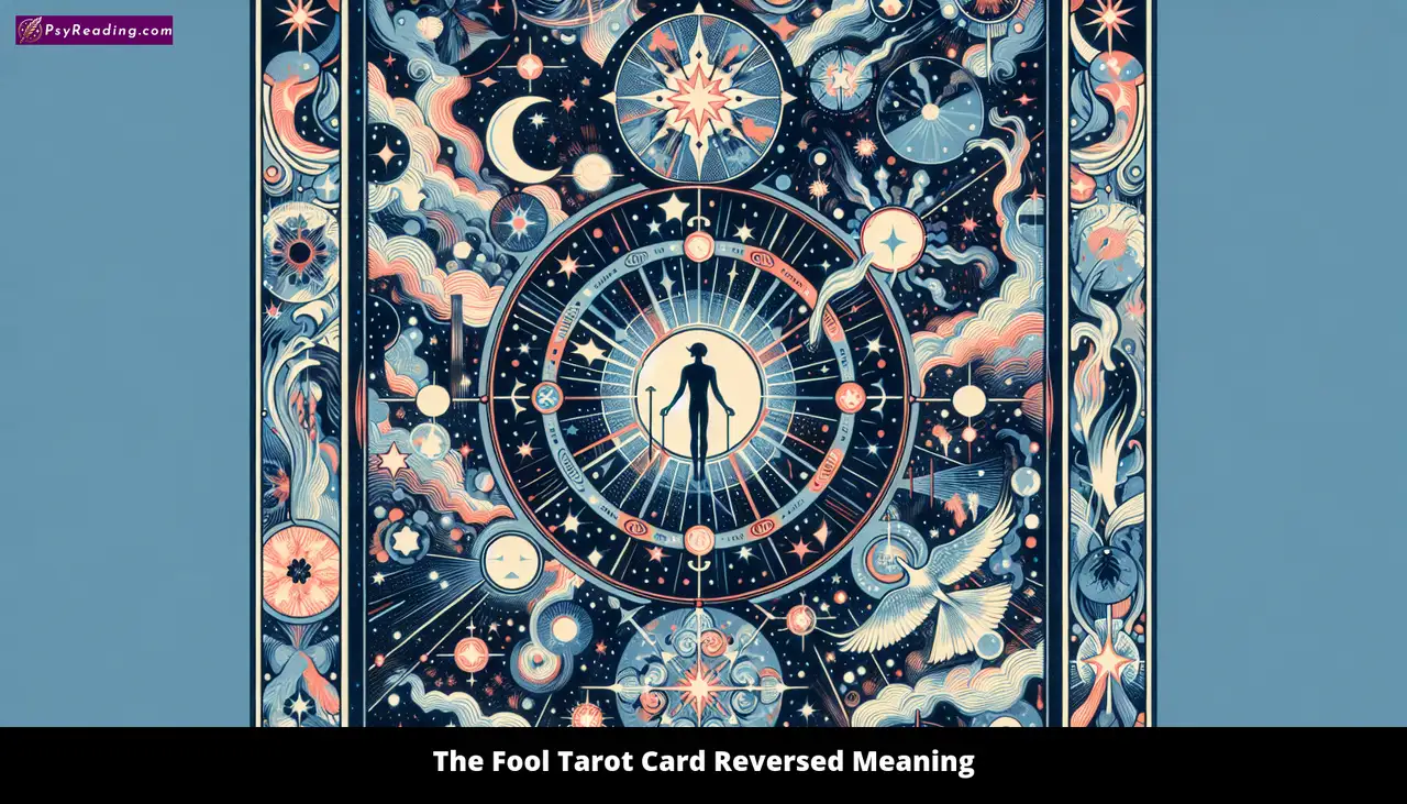 Reversed Fool Tarot Card interpretation.