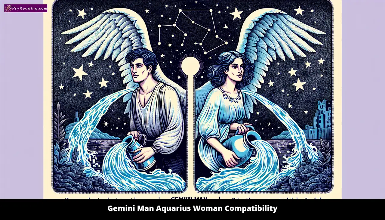Gemini Man and Aquarius Woman - Cosmic Connection