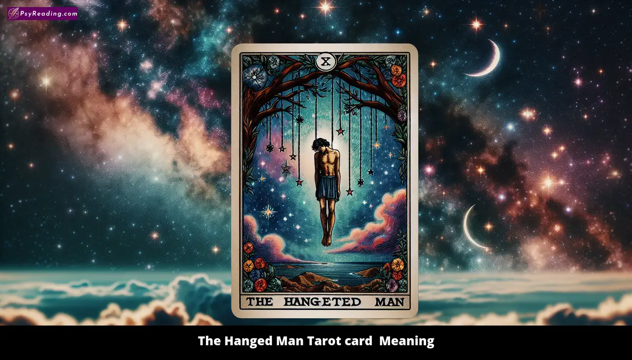 Tarot card: The Hanged Man - Symbolic representation