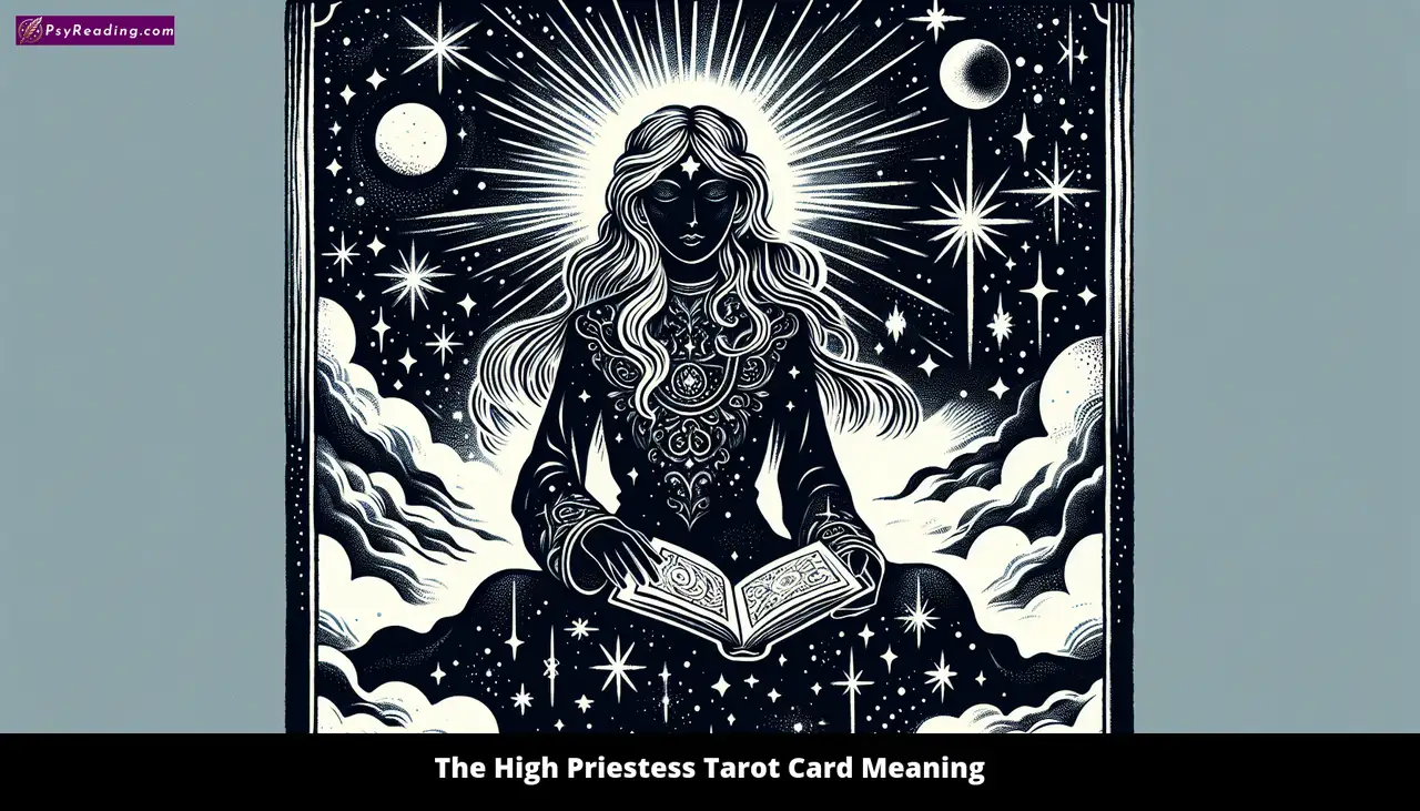 High Priestess Tarot Card - Mystical Feminine Energy
