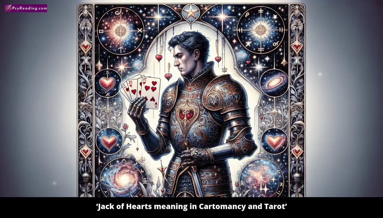 Tarot card: Jack of Hearts in Cartomancy