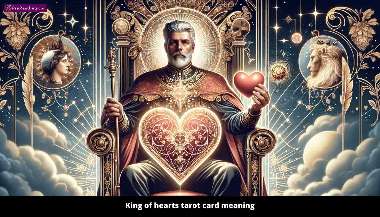 King of Hearts Tarot Card - Love and Compassion