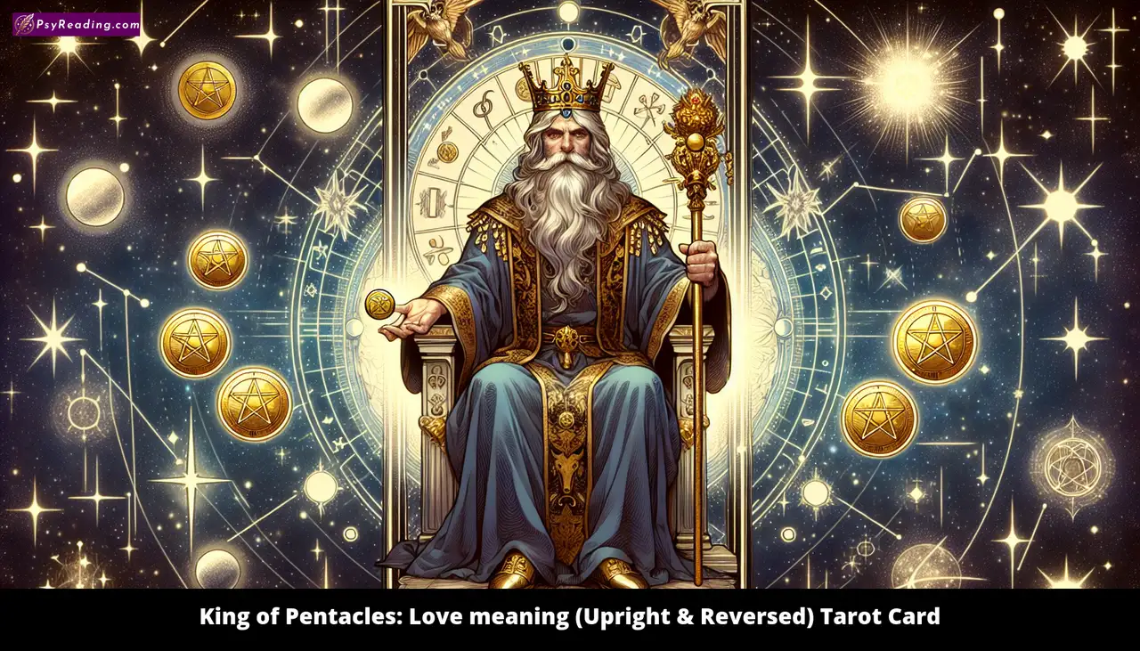 Tarot Card: King of Pentacles - Love