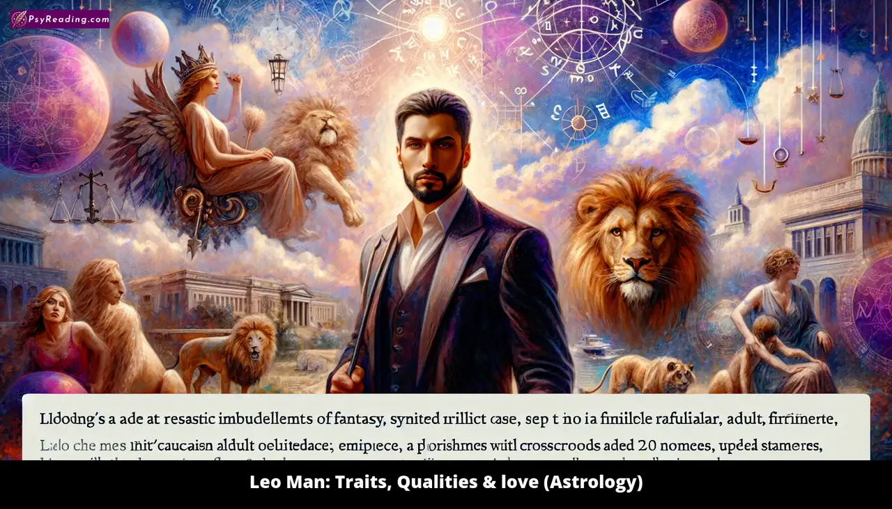 Leo Man: Confident, Passionate, and Charismatic Astrological Figure