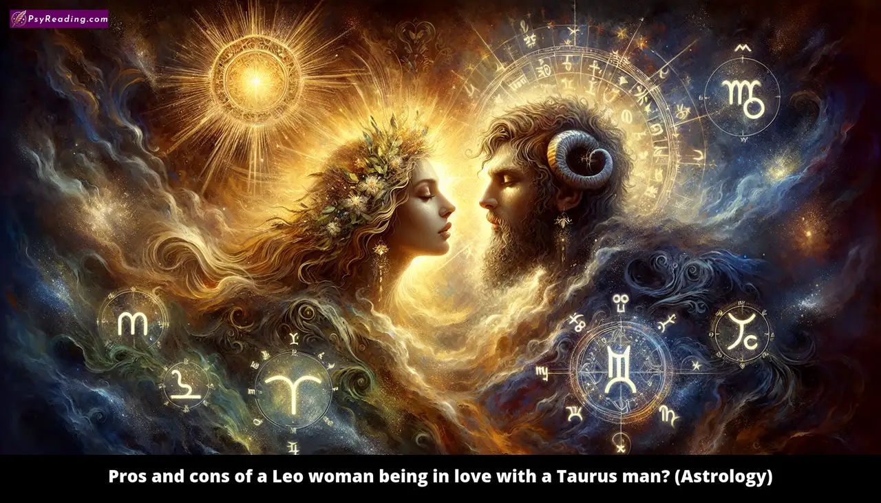 Leo woman and Taurus man astrology love.