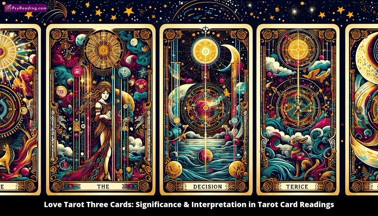Love Tarot Three Cards: Significance & Interpretation