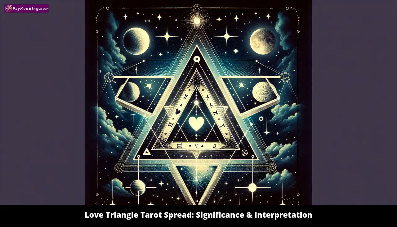 Love Triangle Tarot Spread: Significance & Interpretation