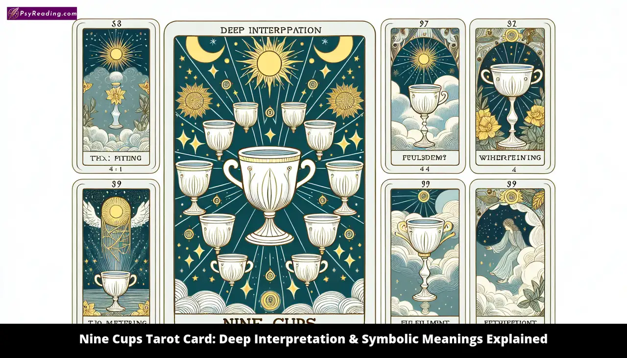 Nine Cups Tarot Card: Deep Interpretation & Symbolic Meanings