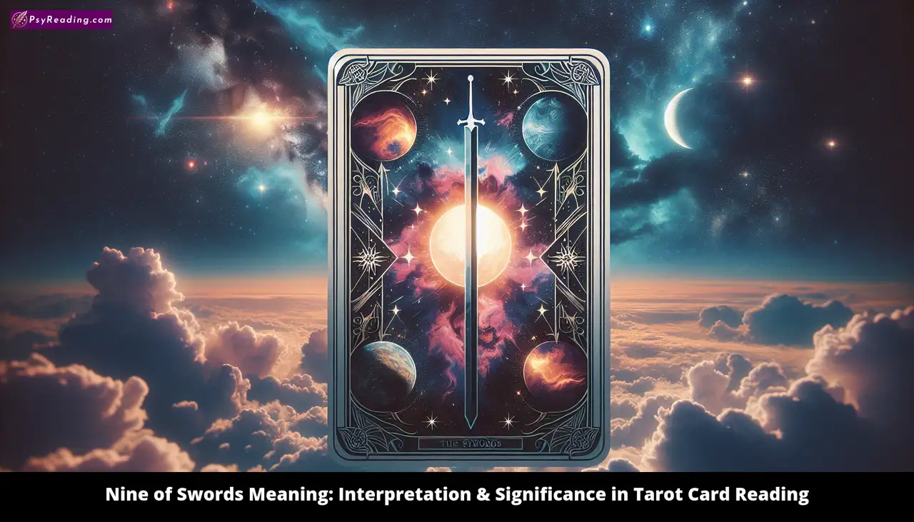 Tarot card: Nine of Swords interpretation.