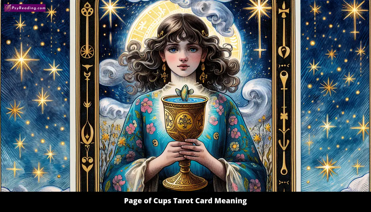 Page of Cups Tarot Card Meaning - Image