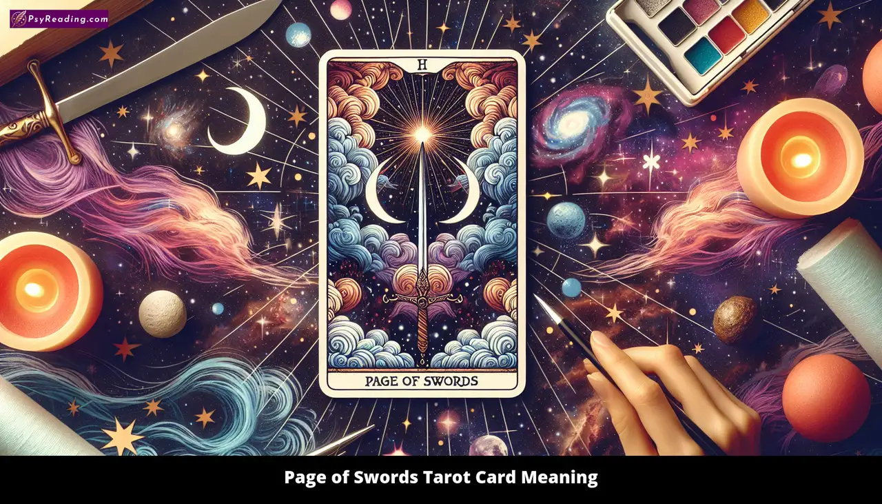 Page of Swords Tarot Card - Symbol of Intellect and Communication