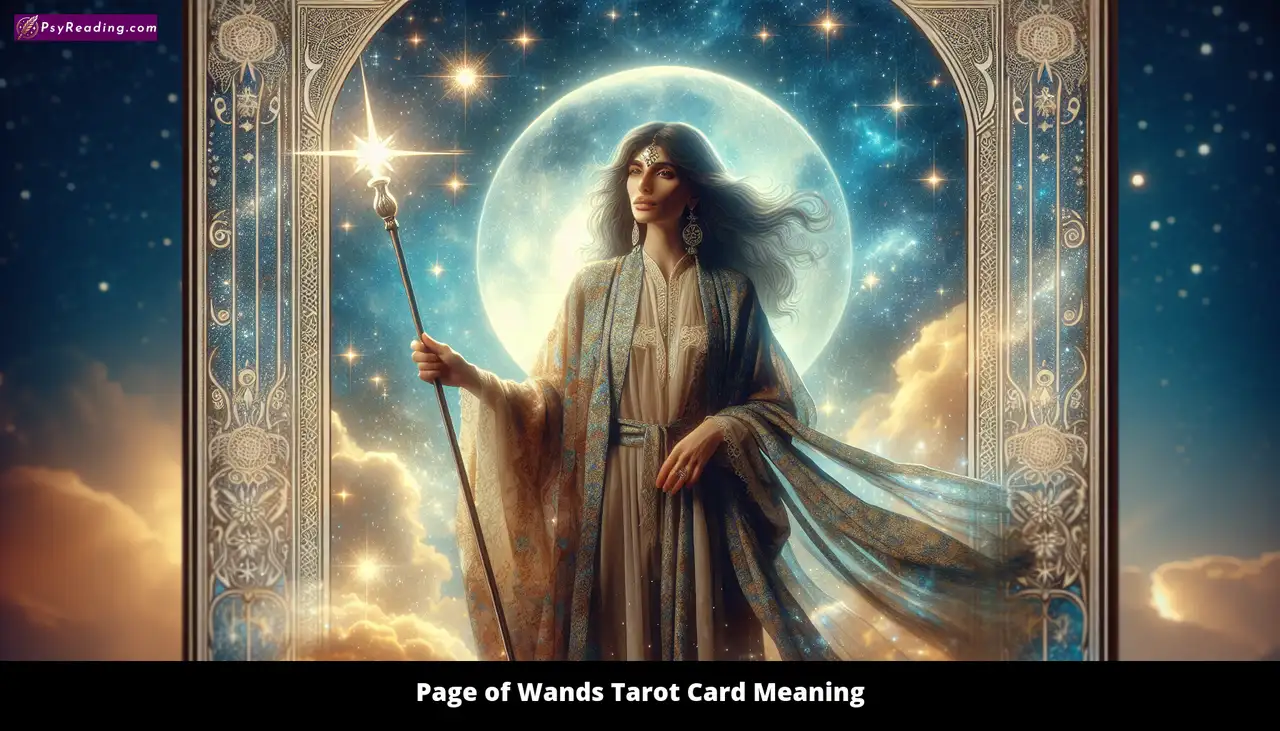 Page of Wands Tarot Card - Fiery Exploration