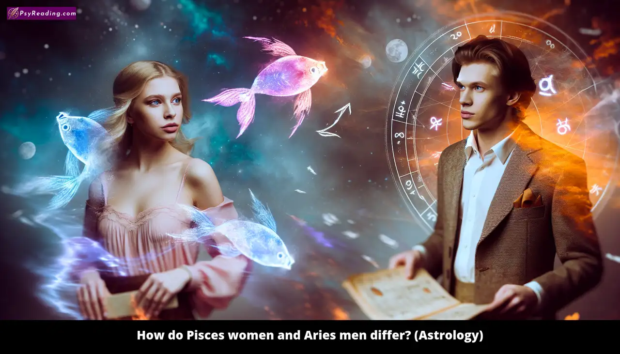 Pisces woman and Aries man astrology differences