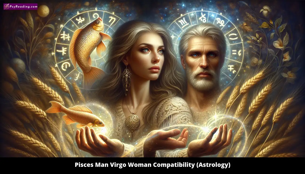 Pisces man and Virgo woman astrology compatibility.