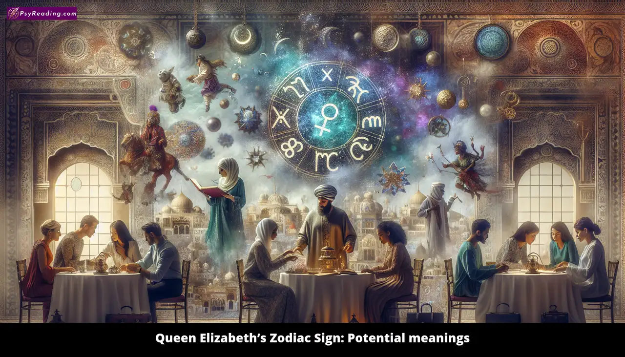 Queen Elizabeth's Zodiac Sign: Potential meanings - Astrological chart of Queen Elizabeth II