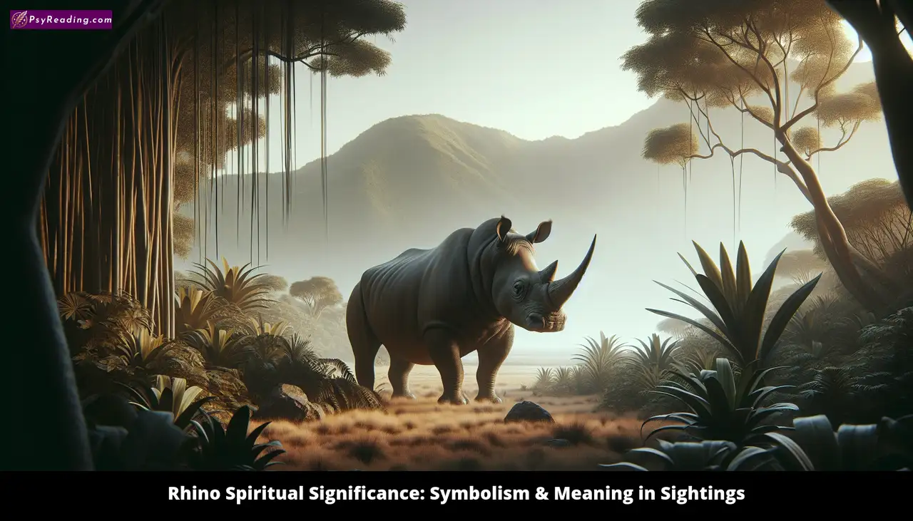 Rhino: Symbol of Spiritual Power & Meaning