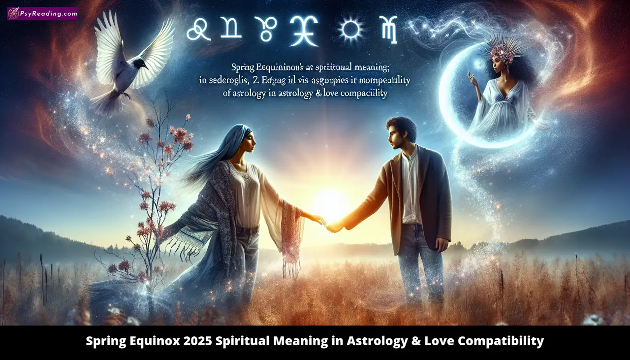 Astrological symbolism of Spring Equinox 2025.