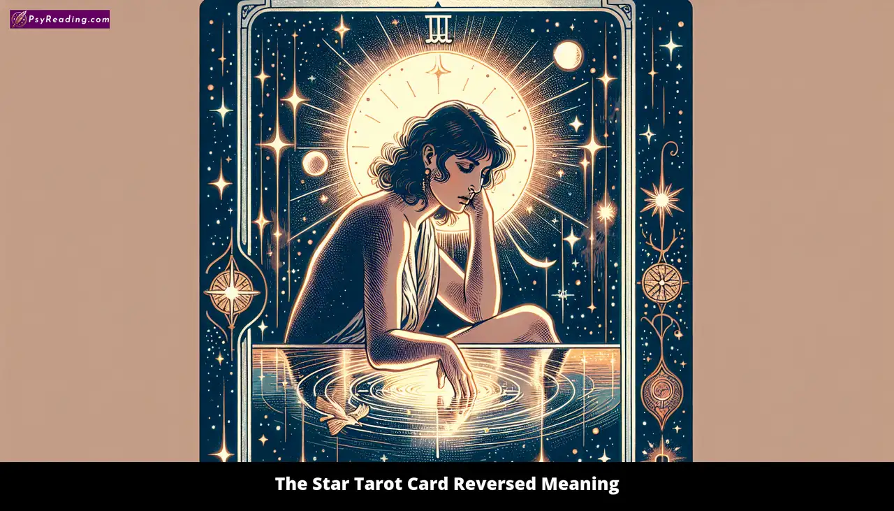 Reversed Star Tarot Card interpretation.