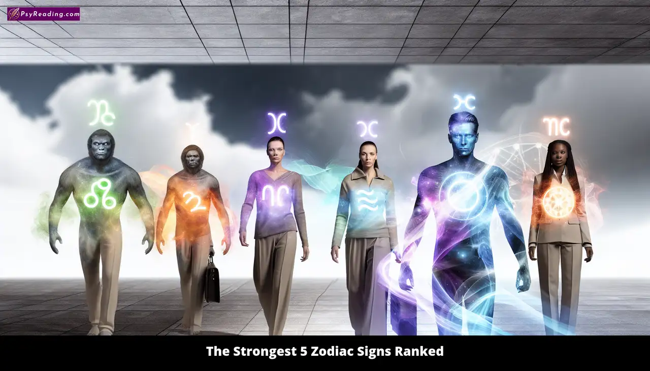 Strongest zodiac signs ranked: image.